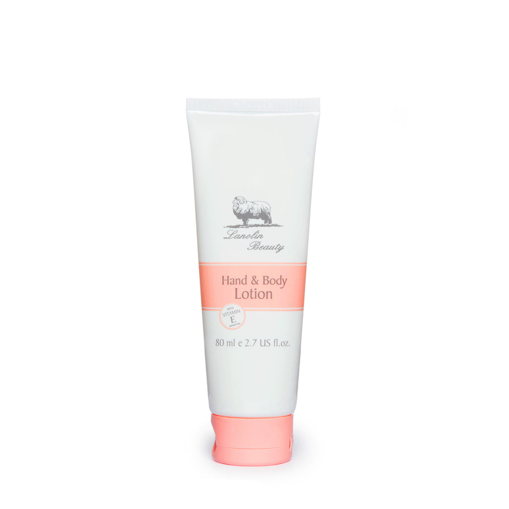 Hand and Body Lotion 80ml - Tube - Lanolin Beauty International