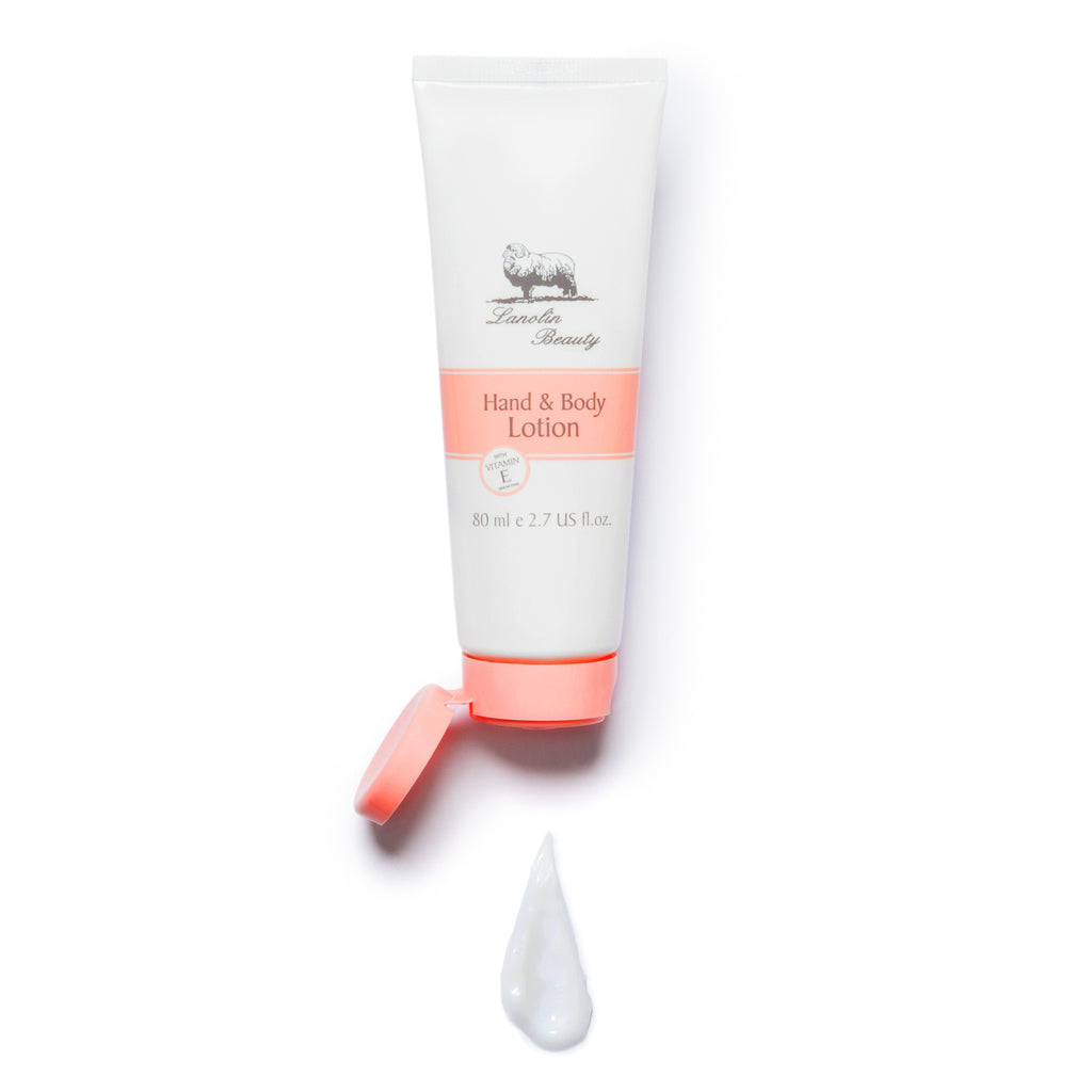 Hand and Body Lotion 80ml - Tube - Lanolin Beauty International