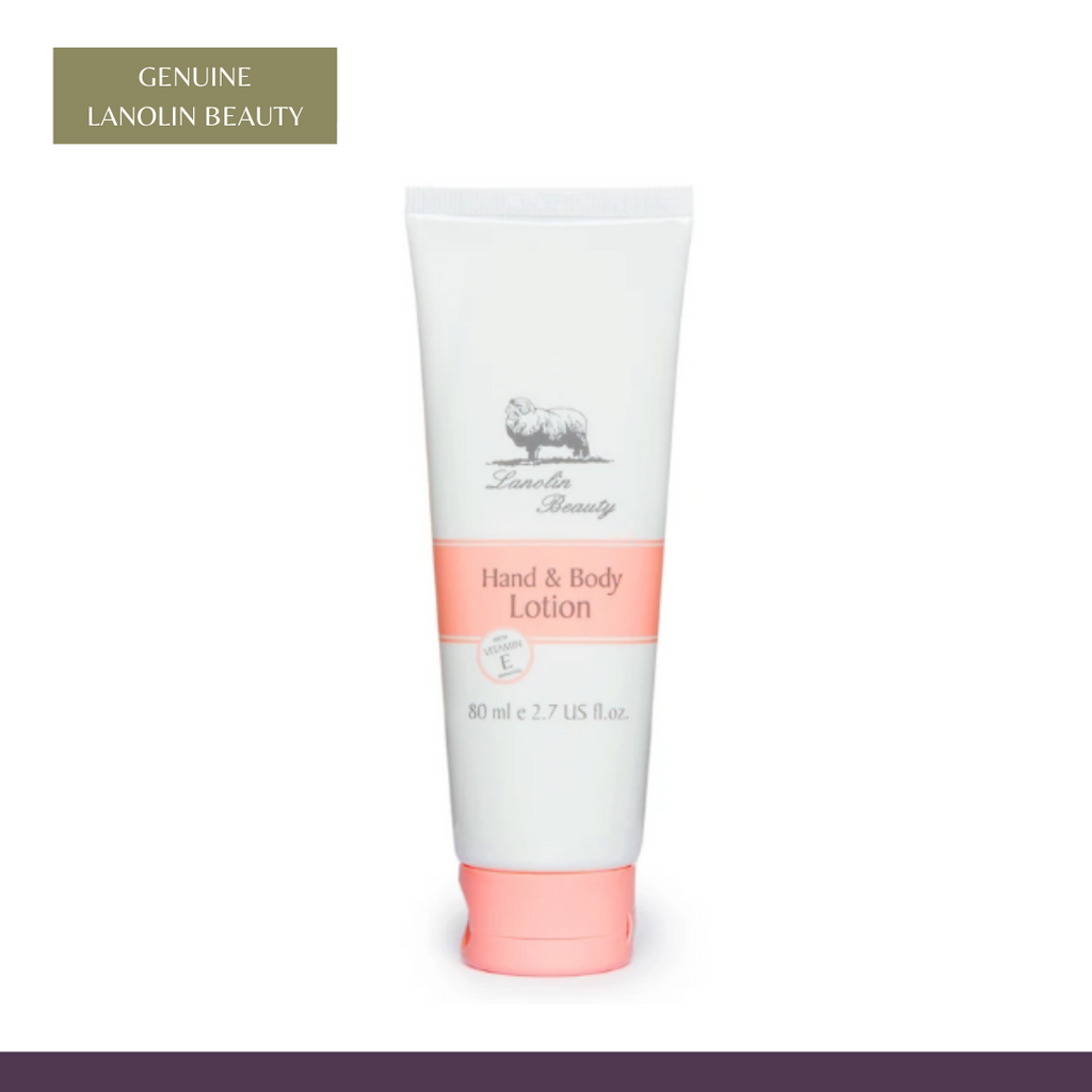 Hand and Body Lotion 80ml - Tube - Lanolin Beauty International
